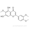 4H-1-benzopiran-4-on, 2- (3,4-dimetoksyfenylo) -5,7-dihydroksy-6-metoksy-CAS 22368-21-4